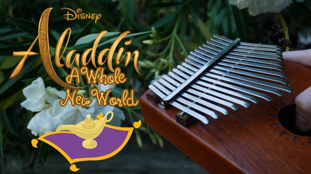 A Whole New World From Aladdin Kalimba Tabs Letter Number Notes Tutorial Kalimbatabs Net