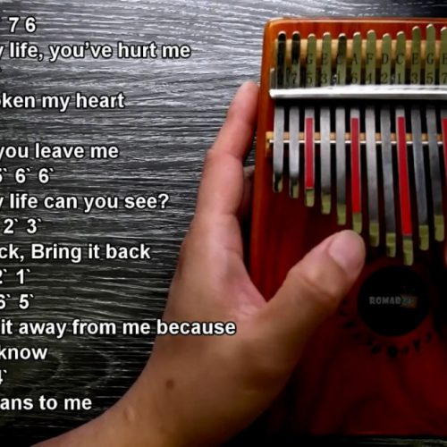 Love of my life Easy Kalimba Tabs SOUTH BORDER maxresdefault-db748123-500x500 Love of my life