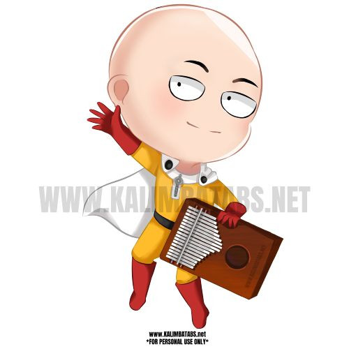 saitama-onepunch-man Chibi Saitama One Punch Man Patch Sticker  