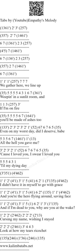 My-Tears-Ricochet-Taylor-Swift-tabs-307x1024 Taylor Swift – my tears ricochet  